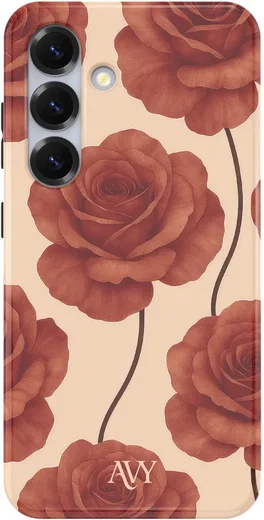 AVY Samsung Galaxy S25 MagSafe Hoesje met Koord (120CM) Botanique Roses afbeelding 12