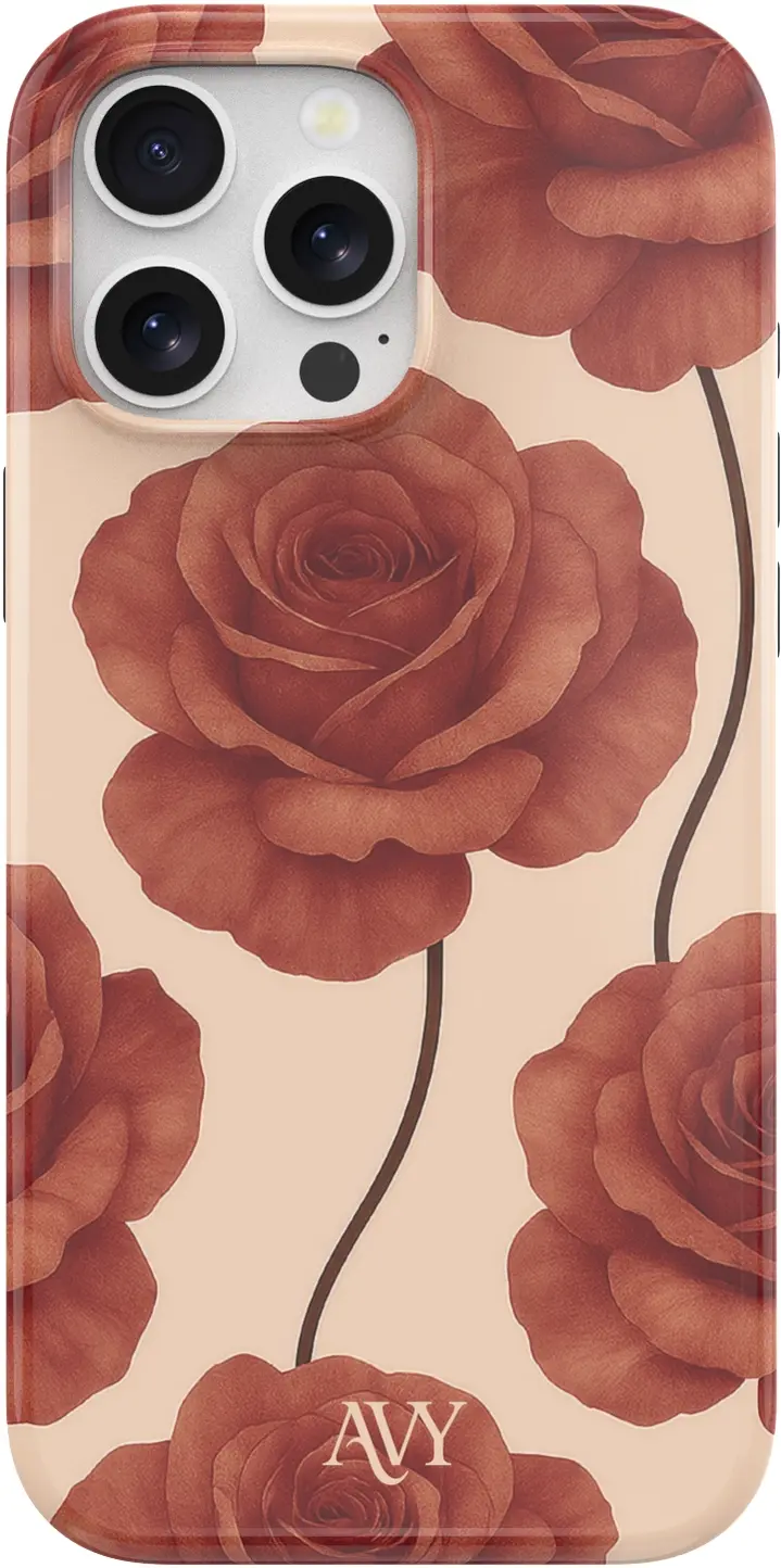 AVY Apple iPhone 15 Pro Max MagSafe Hoesje met Koord (120CM) Botanique Roses afbeelding 12