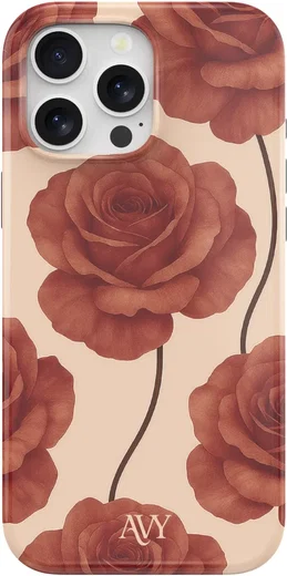AVY Apple iPhone 15 Pro Max MagSafe Hoesje met Koord (120CM) Botanique Roses afbeelding 12
