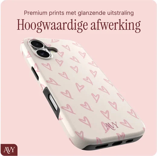 AVY Apple iPhone 17 MagSafe Hoesje met Koord (120CM) Cupid Blush afbeelding 7