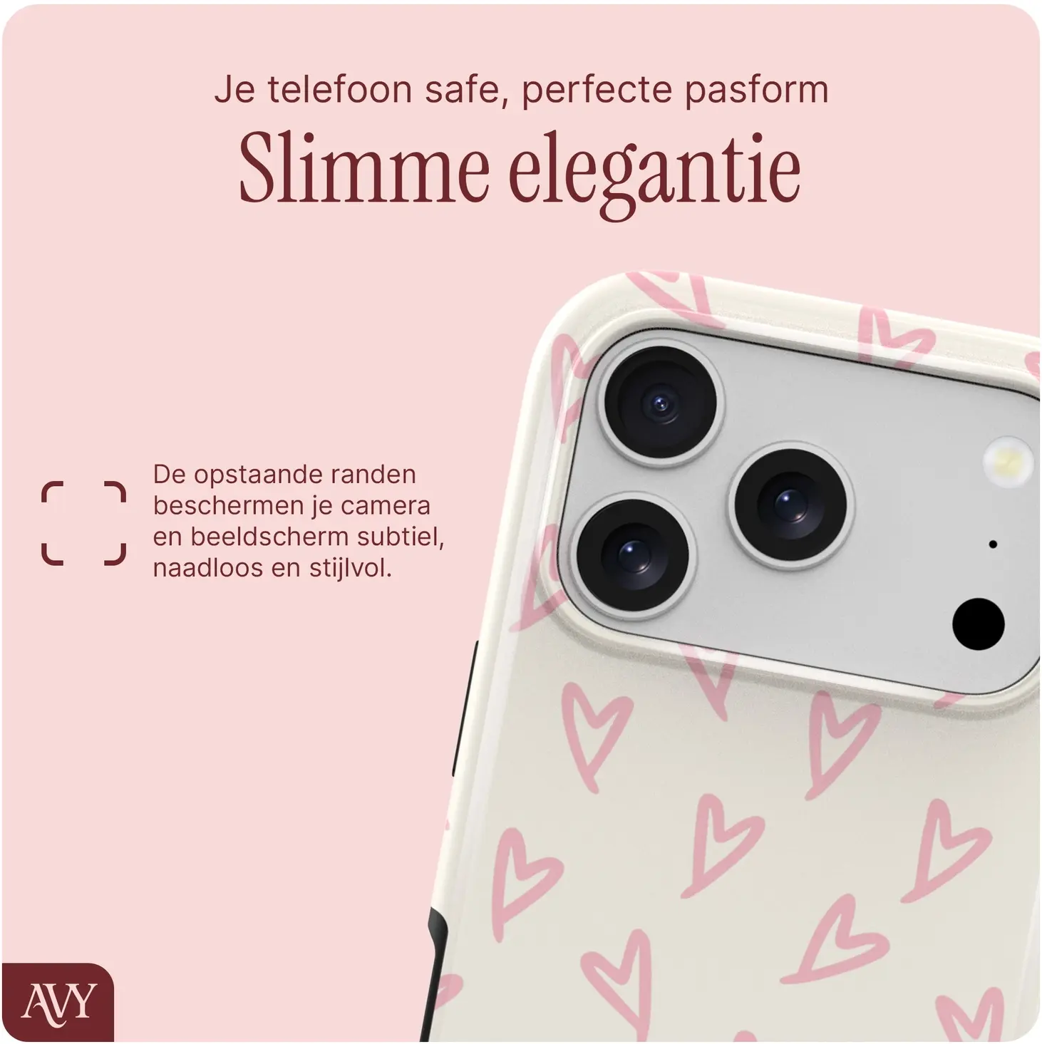 AVY Apple iPhone 17 Pro MagSafe Hoesje met Koord (120CM) Cupid Blush afbeelding 5