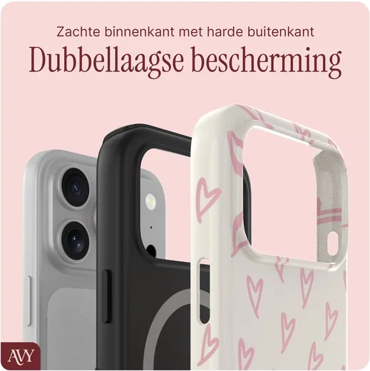 AVY Apple iPhone 17 Pro Max MagSafe Hoesje met Koord (120CM) Cupid Blush afbeelding 6