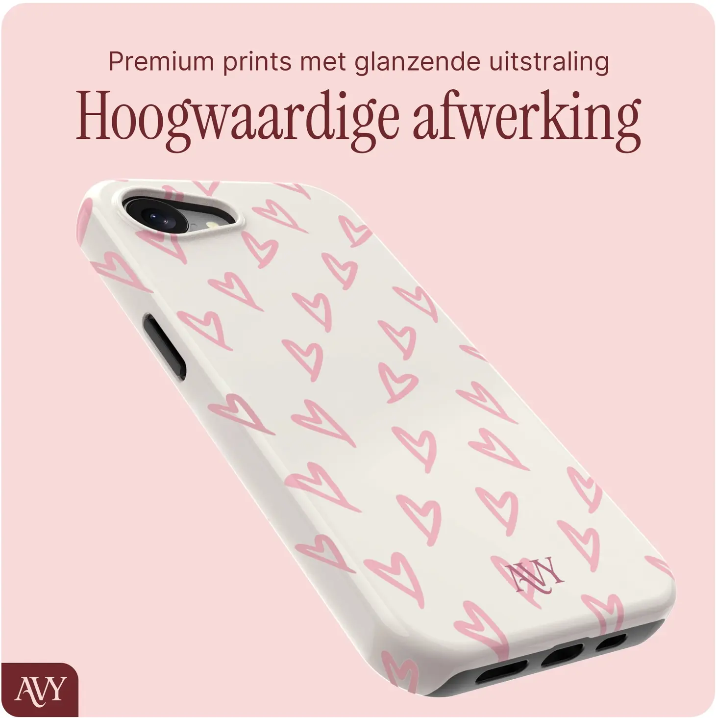 AVY Apple iPhone 17e / 16e MagSafe Hoesje met Koord (120CM) Cupid Blush afbeelding 7