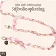 AVY Samsung Galaxy S25 MagSafe Hoesje met Koord (120CM) Cupid Blush afbeelding 8