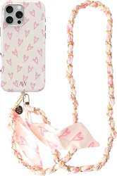AVY Apple iPhone 16 Pro Max MagSafe Hoesje met Koord (120CM) Cupid Blush afbeelding