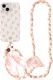 AVY Apple iPhone 14 / 13 MagSafe Hoesje met Koord (120CM) Cupid Blush