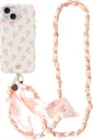 AVY Apple iPhone 14 / 13 MagSafe Hoesje met Koord (120CM) Cupid Blush