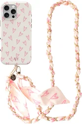 AVY Apple iPhone 14 Pro MagSafe Hoesje met Koord (120CM) Cupid Blush afbeelding