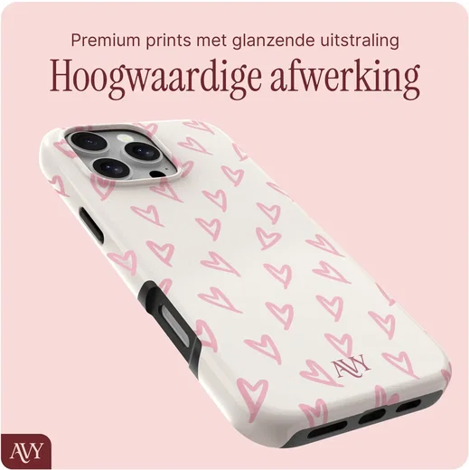 AVY Apple iPhone 13 Pro MagSafe Hoesje met Koord (120CM) Cupid Blush afbeelding 6