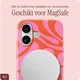 AVY Apple iPhone 17 MagSafe Hoesje met Koord (120CM) Rosé Twist afbeelding 5