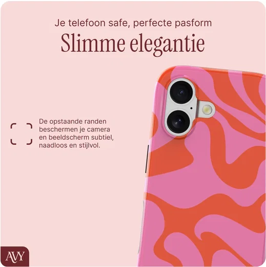 AVY Apple iPhone 17 MagSafe Hoesje met Koord (120CM) Rosé Twist afbeelding 6