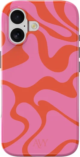 AVY Apple iPhone 17 MagSafe Hoesje met Koord (120CM) Rosé Twist afbeelding 11