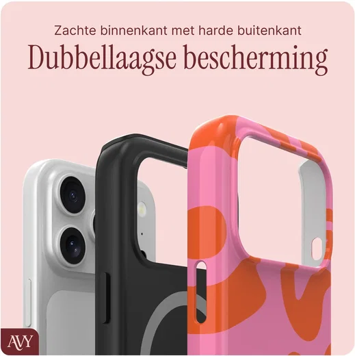 AVY Apple iPhone 17 Pro MagSafe Hoesje met Koord (120CM) Rosé Twist afbeelding 7