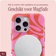 AVY Apple iPhone 16 Pro MagSafe Hoesje met Koord (120CM) Rosé Twist afbeelding 5