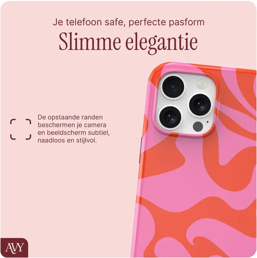 AVY Apple iPhone 16 Pro MagSafe Hoesje met Koord (120CM) Rosé Twist afbeelding 6