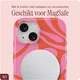 AVY Apple iPhone 15 MagSafe Hoesje met Koord (120CM) Rosé Twist afbeelding 4