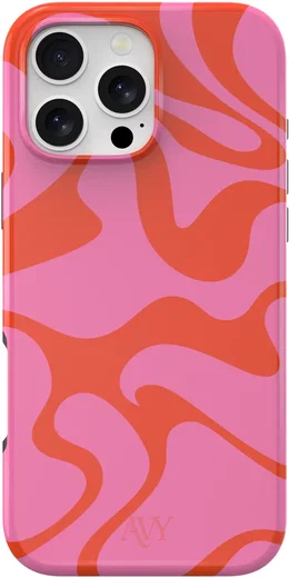AVY Apple iPhone 15 Pro MagSafe Hoesje met Koord (120CM) Rosé Twist afbeelding 11