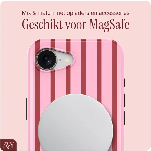 AVY Apple iPhone 17e / 16e MagSafe Hoesje met Koord (120CM) Linea Sol afbeelding 6