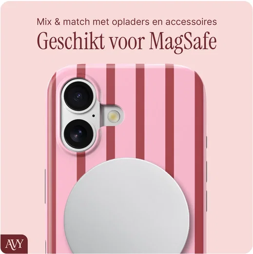 AVY Apple iPhone 16 MagSafe Hoesje met Koord (120CM) Linea Sol afbeelding 7