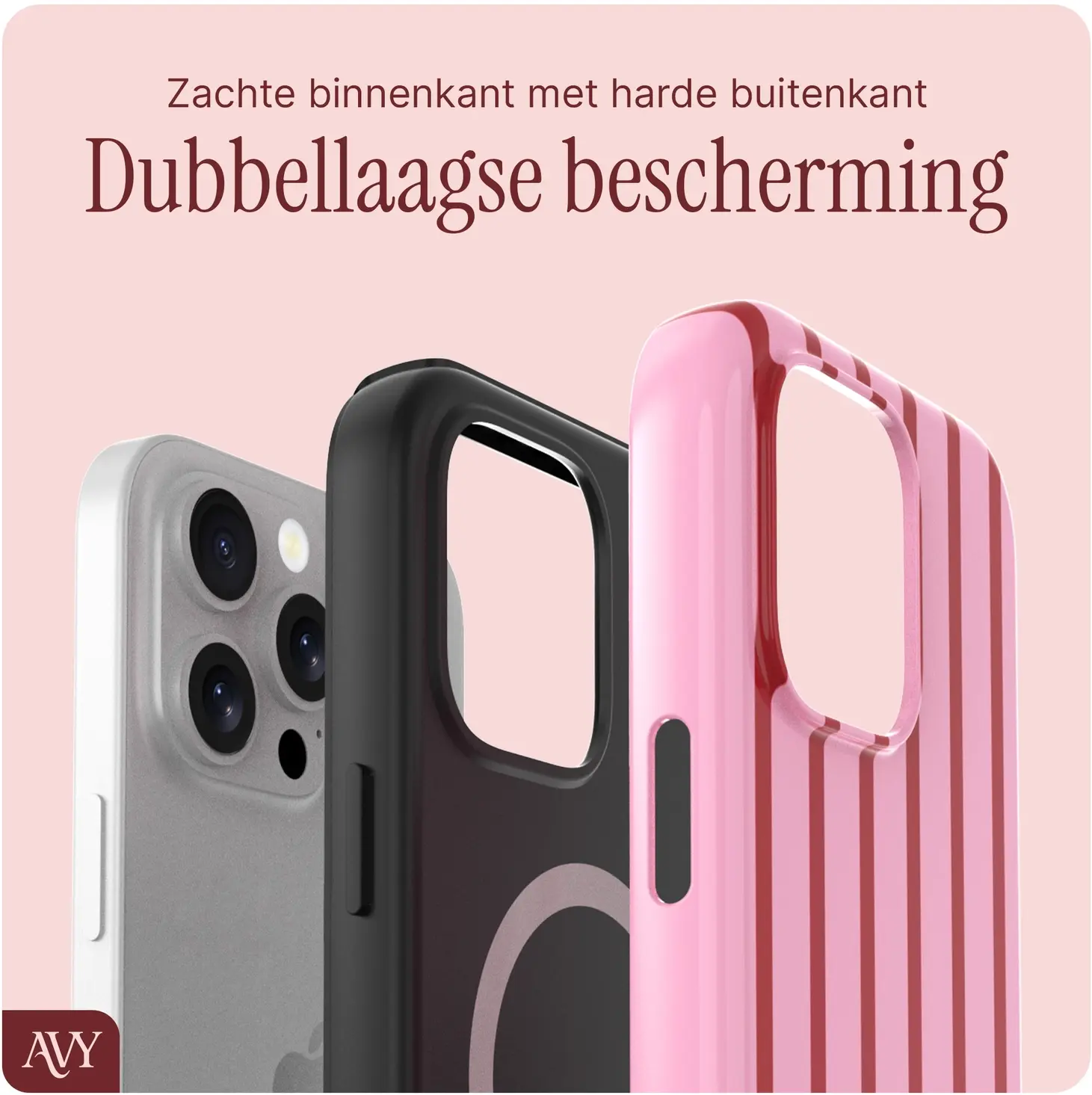 AVY Apple iPhone 13 Pro Max MagSafe Hoesje met Koord (120CM) Linea Sol afbeelding 4
