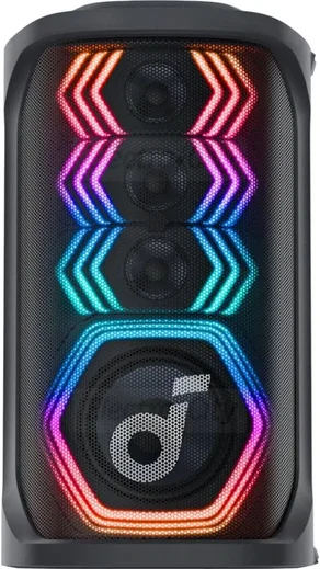 Anker Soundcore Rave 3S Bluetooth Partyspeaker met 2 Draadloze Microfoons Zwart afbeelding 8