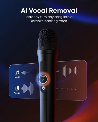 Anker Soundcore Rave 3S Bluetooth Partyspeaker met 2 Draadloze Microfoons Zwart afbeelding 6