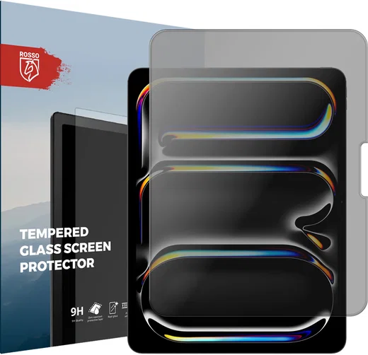 Rosso Apple iPad Pro 13 (2024/2025) 9H Tempered Glass Screen Protector Privacy afbeelding 1