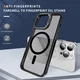Apple iPhone 12 / 12 Pro Hoesje MagSafe Back Cover met Camera Stand Zwart afbeelding 6