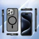 Apple iPhone 12 / 12 Pro Hoesje MagSafe Back Cover met Camera Stand Zwart afbeelding 9
