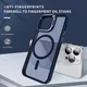 Apple iPhone 12 / 12 Pro Hoesje MagSafe Back Cover met Camera Stand Blauw afbeelding 6