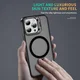 Apple iPhone 13 Pro Max Hoesje MagSafe Back Cover met Camera Stand Zwart afbeelding 8