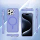 Apple iPhone 13 Pro Max Hoesje MagSafe Back Cover met Camera Stand Licht Paars afbeelding 8