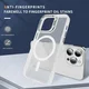 Apple iPhone 14 Pro Max Hoesje MagSafe Back Cover met Camera Stand Transparant afbeelding 7