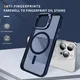 Apple iPhone 15 Pro Hoesje MagSafe Back Cover met Camera Stand Blauw afbeelding 5
