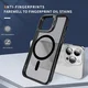 Apple iPhone 15 Pro Max Hoesje MagSafe Back Cover met Camera Stand Zwart afbeelding 5