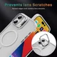 Apple iPhone 17 Hoesje MagSafe Back Cover met Camera Stand Transparant afbeelding 8