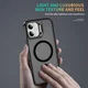 Apple iPhone 17 Hoesje MagSafe Back Cover met Camera Stand Zwart afbeelding 10