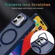 Apple iPhone 17 Hoesje MagSafe Back Cover met Camera Stand Blauw afbeelding 8