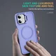 Apple iPhone 17 Hoesje MagSafe Back Cover met Camera Stand Licht Paars afbeelding 9