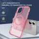 Apple iPhone 17 Hoesje MagSafe Back Cover met Camera Stand Roze afbeelding 5