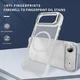 Apple iPhone Air Hoesje MagSafe Back Cover met Camera Stand Transparant afbeelding 5