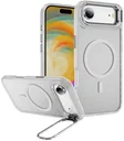 Apple iPhone Air Hoesje MagSafe Back Cover met Camera Stand Transparant