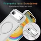 Apple iPhone Air Hoesje MagSafe Back Cover met Camera Stand Transparant afbeelding 6