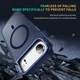 Apple iPhone Air Hoesje MagSafe Back Cover met Camera Stand Blauw afbeelding 4