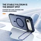 Apple iPhone Air Hoesje MagSafe Back Cover met Camera Stand Blauw afbeelding 2