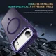 Apple iPhone Air Hoesje MagSafe Back Cover met Camera Stand Paars afbeelding 4
