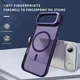 Apple iPhone Air Hoesje MagSafe Back Cover met Camera Stand Paars afbeelding 5