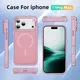 Apple iPhone 17 Pro Max Hoesje MagSafe Back Cover met Camera Stand Roze afbeelding 10