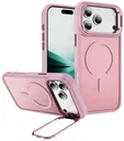 Apple iPhone 18 Pro Max / 17 Pro Max Hoesje MagSafe met Camera Stand Roze