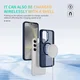 Samsung Galaxy S24 Hoesje MagSafe Back Cover met Camera Stand Blauw afbeelding 8